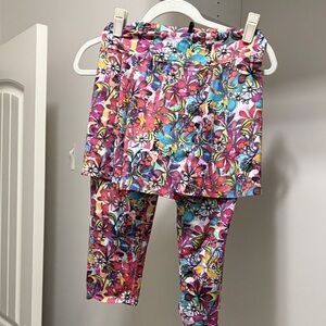 Vibrant Floral Skort for Kids